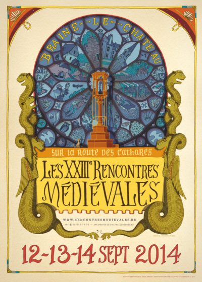 XXIIIe RENCONTRES MEDIEVALES (2014) poster