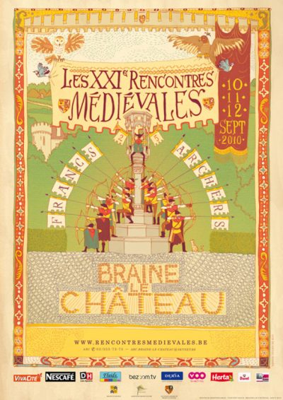 XXIe RENCONTRES MEDIEVALES (2010) poster