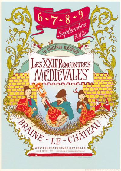 XXIIe RENCONTRES MEDIEVALES (2012) poster