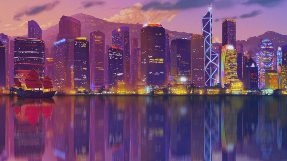 HSBC HONG KONG SEVENS 2016 Descends - concept art -- Blink Ink