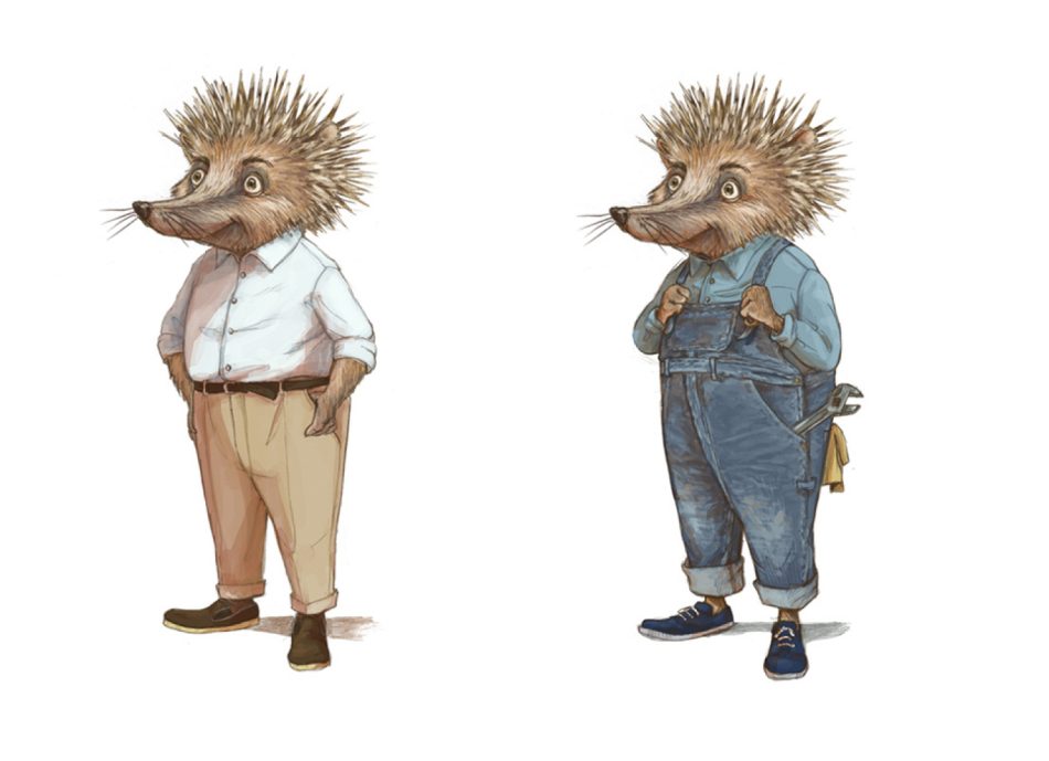 SWEDBANK Under The Oak Tree - color -- Aardman (character design and drawing by Félicie Haymoz)